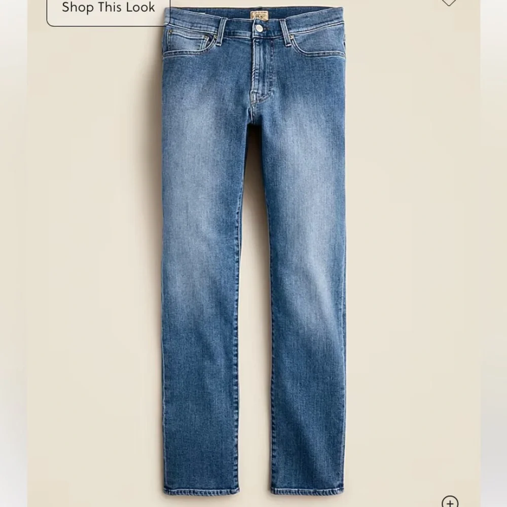 J. Crew Jeans 770 Straight Leg Kurabo Denim Stretch Blue 35 x 32 NWT